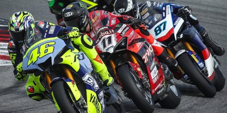 Portim O Hosted An Old Rivalry Marc M Rquez And Valentino Rossi Were