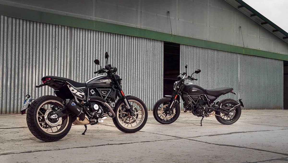 Novas Ducati Scrambler Icon Dark e Full Throttle: elegância e essência, em tons de preto