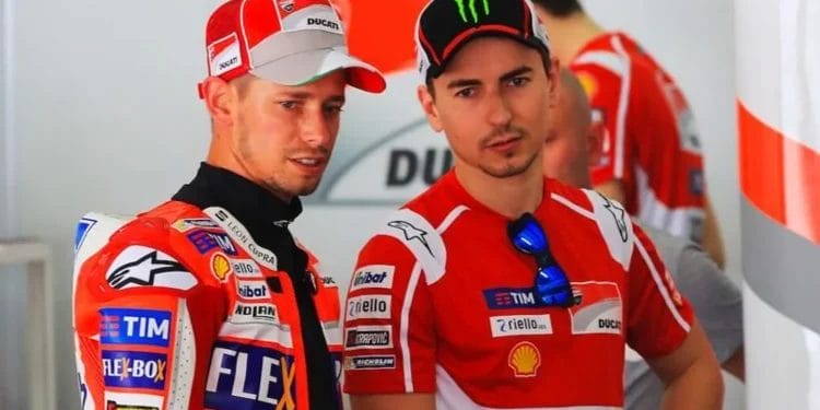 Jorge Lorenzo recalls Casey Stoner’s natural talent: ‘Either you have it, or you don’t; On a wet track he would go out and set a track record’