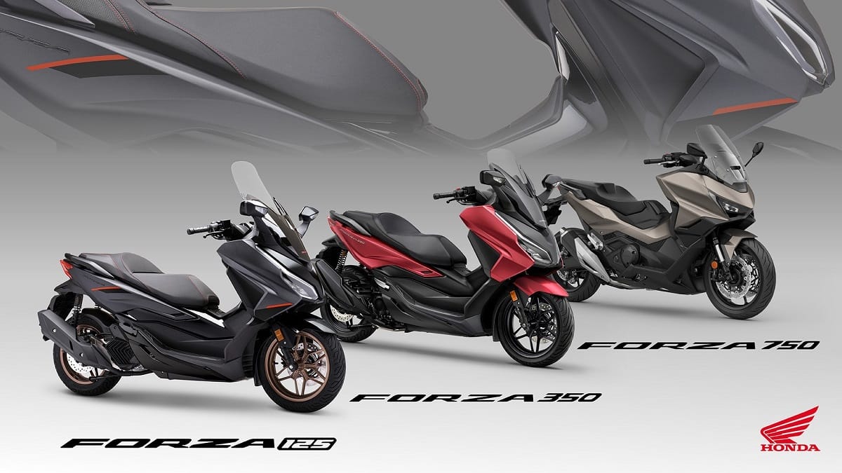 Um trio de força: Honda atualiza gama Forza para 2025