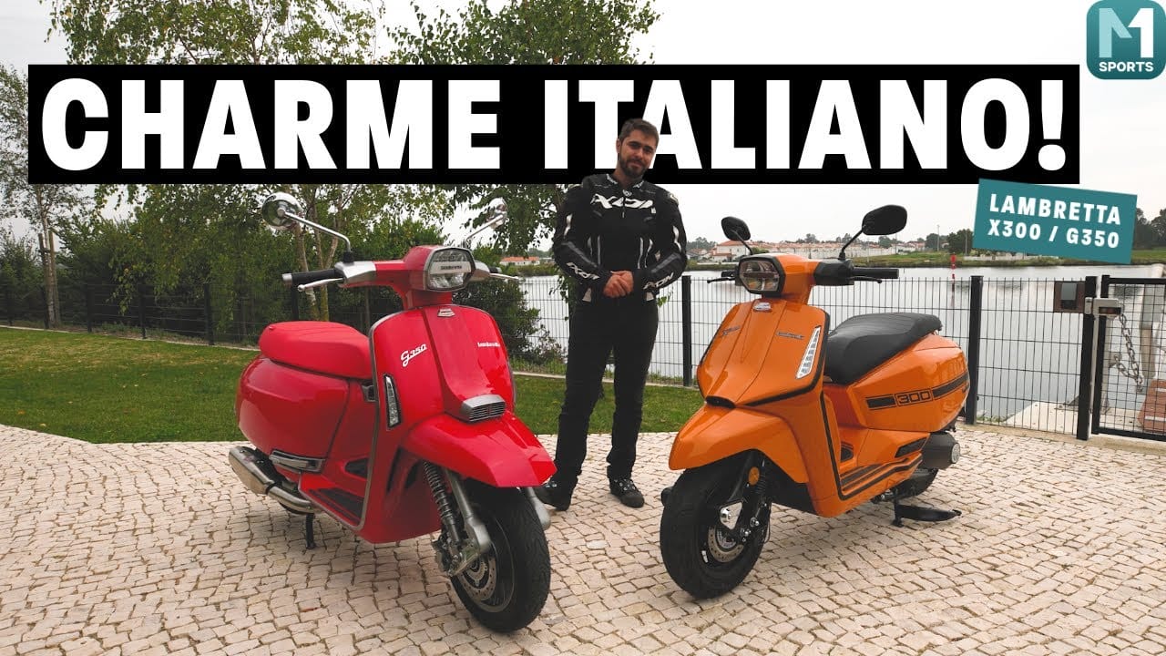 Scooters vindas de Itália! – Lambretta X300 e G350