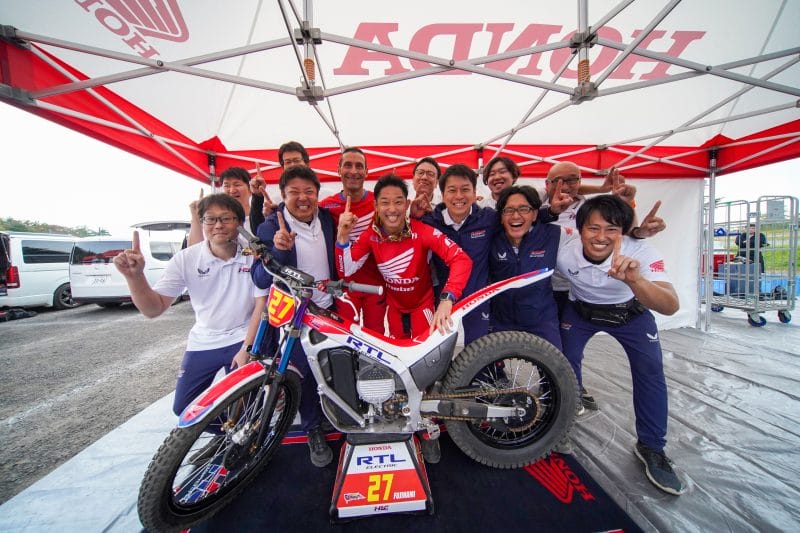 Takahisa Fujinami conquista nova vitória no trial com a Honda RTL Electric