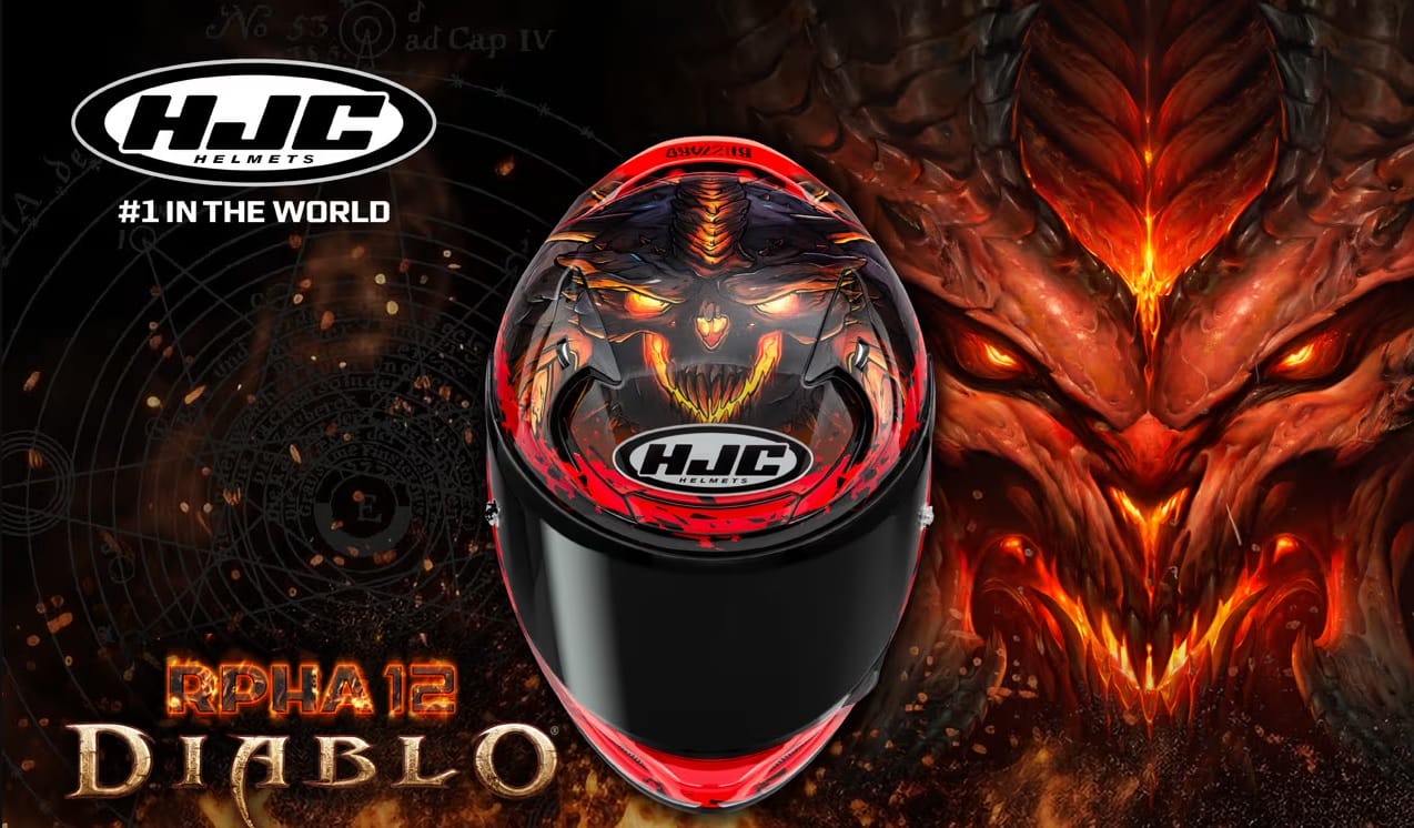 HJC and Blizzard join forces to launch helmet inspired by Diablo IV