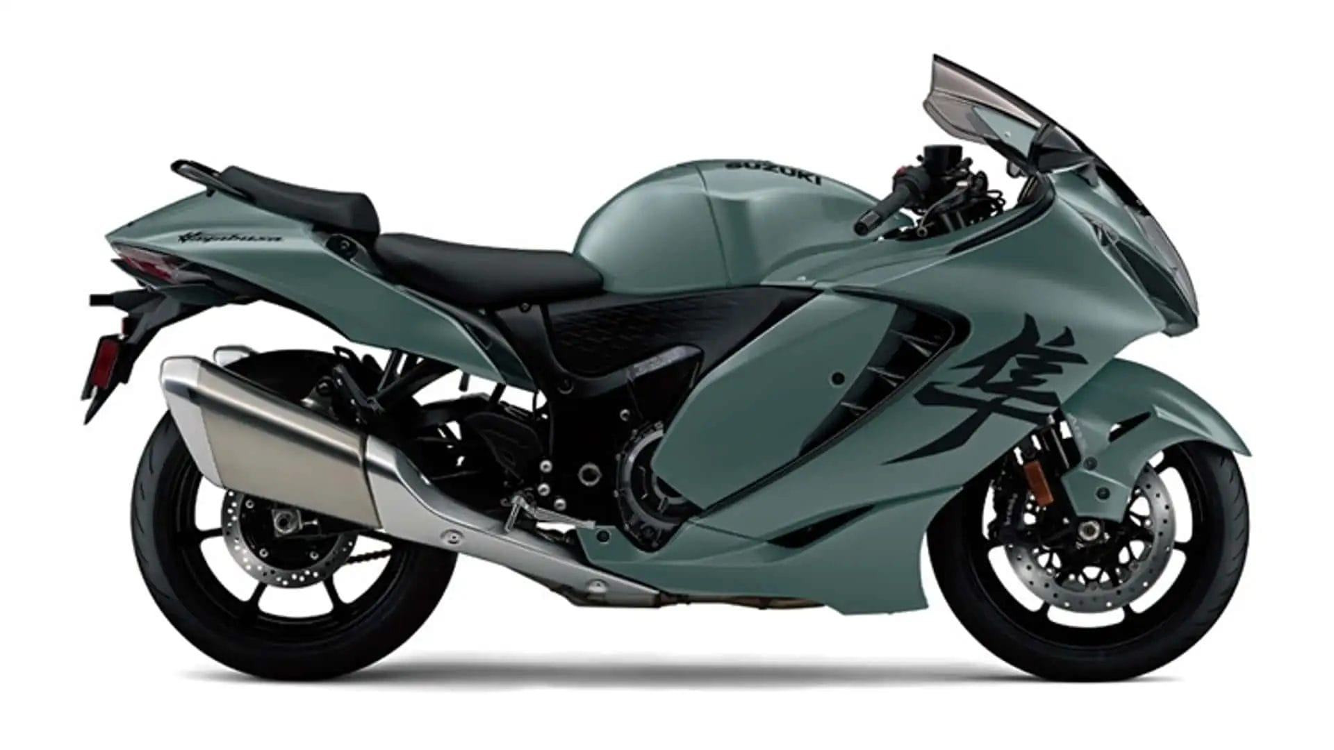 Suzuki mostra Hayabusa em verde mate